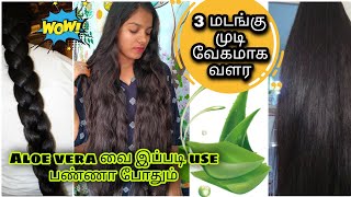 Aloe Vera HAIR TONIC for 3X fast hair growth 🤩stop hairfall ❌no dandruffFollow this 👍 [upl. by Ainet]