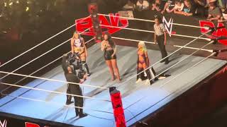 Liv Morgan vs Zelina Vega ring introductions live  Monday Night Raw 07012024 [upl. by Eseuqram]