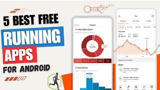 Top 5 Best Free Running Apps for Android ✅  for Beginners Weight Loss Marathon Training [upl. by Xer]