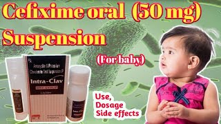 Cefixime oral suspension ip use in hindi  zifi 50 dry syrup intra clav dry syrup  dawajankari [upl. by Galanti]