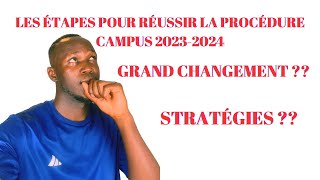 CAMPUS FRANCE 🇫🇷  LES ÉTAPES À SUIVRE POUR RÉUSSIR LA PROCÉDURE CAMPUS FRANCE 20232024 [upl. by Laith]