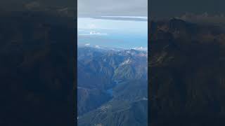 Apennine mountains Italy Airplane view near Pisa La Spezia Le Cinque Terre mountains travel [upl. by Dever]