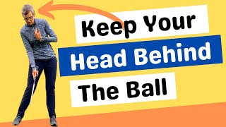 Keep your head behind ball at impact [upl. by Melodie]