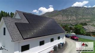 Solar Panel Drone Footage [upl. by Romilda]