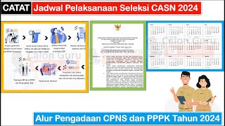 CATAT Jadwal Pendaftaran CPNS dan PPPK 2024  Cek Mekanisme Seleksi CPNS dan PPPK 2024 [upl. by Summers]