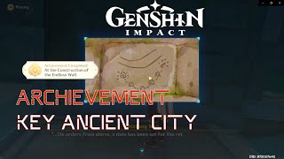 Achievement Et The Construction of the Endless Wall  GEnshin Impact [upl. by Towny628]