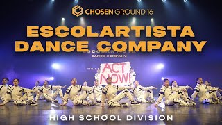 Escolartista Dance Company  High School Division  Chosen Ground 16 FRONTVIEW [upl. by Heilner]