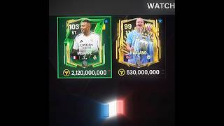 Mbappé x Haaland☠️ eafc25 fifa eafc24 eafcmobile fifamobile fifa shorts [upl. by Llechtim]