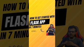 Create Flask App in just 7 Minutes flasktutorial pythonframework python ml flaskapp [upl. by Aneez]