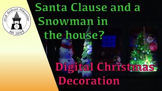 Digital Christmas Decoration using AtmosFX and ViewSonic M2e Hologram Illusion Projection DIY ENG [upl. by Anrak588]