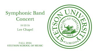 Symphonic Band Concert  Lee Chapel  102224 [upl. by Honora366]