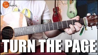 Turn the Page  Bob Seger  Easy Beginner Guitar Tutorial [upl. by Enrol]