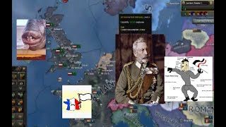 German Empire Timelapse HOI4 [upl. by Annaitat]