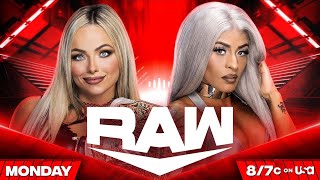 ZELINA VEGA VS LIV MORGAN WWE RAW [upl. by Ernesto]