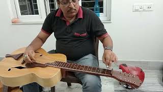 KO PHOTA CHOKHER JOL  MANNA DEY  HAWAIIAN GUITAR COVER BY SOMRANJAN CHAKRABORTY [upl. by Sadnac]