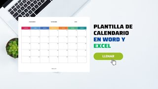 Plantilla de Calendario y Agenda en Word GRATIS [upl. by Jangro]