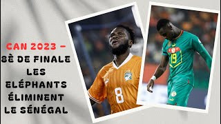 AbidjanTVnet CAN 2023 – 8è de finale les Eléphants éliminent le Sénégal [upl. by Steffy]