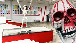 Skeleton THRASHES The Haunted Skatepark [upl. by Maxia]