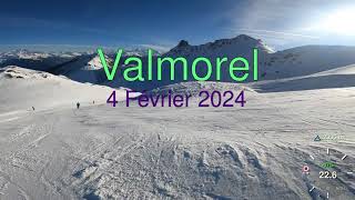 Le Grand Domaine  Valmorel  4 Février 2024 [upl. by Amoeji]