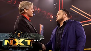 Samoa Joe returns to confront Karrion Kross WWE NXT June 15 2021 [upl. by Landel]