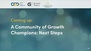 The Growth Summit  A Community of Growth Champions Next Steps [upl. by Yderf]