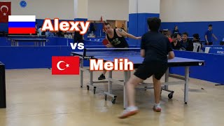 MELİH vs ALEXY l MASA TENİSİ MAÇI [upl. by Zitvaa963]