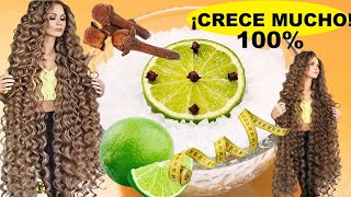 EL CABELLO CRECE COMO LOCO Y NO SE CAE😱 LA MEJOR RECETA DEL MUNDO PARA CRECER PELO😍Formula potente [upl. by Sineray571]