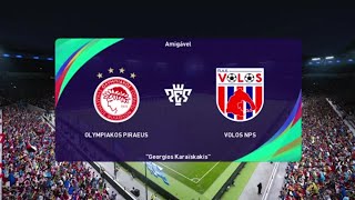 Olympiakos Piraeus vs Volos NPS  PES 21 SuperLeague Greece Live Gameplay [upl. by Ysdnyl]