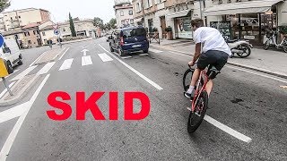 Wolfbotts Skid Test with the new Cinelli Shark  DAFNEFIXED  FixedGear [upl. by Stedmann]