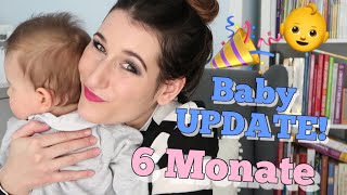 BABY UPDATE  Arthur ist 6 MONATE alt  Beikost Baden Fliegen Sportsitz [upl. by Babby]