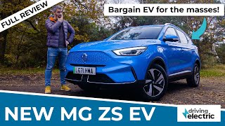 New 2022 MG ZS EV electric SUV review – DrivingElectric [upl. by Galateah543]