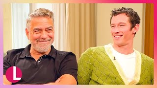 A Very Cheeky Interview George Clooney amp Callum Turner On Their New Film  Lorraine [upl. by Naujit]