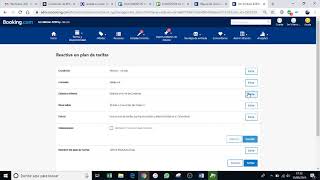 BOOKING Crear Modificar y Eliminar Precio y Planes de Tarifa [upl. by Malena]