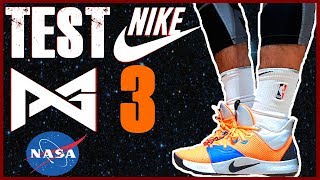 JAI TESTÉ LES NIKE PG 3 NASA  🚀 [upl. by Tallie643]