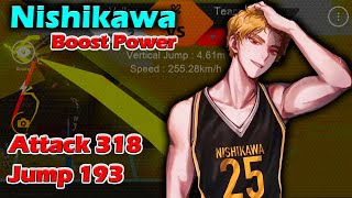 Nishikawa Boost Power Attack 318 Jump 193 The Spike Colosseum Volleyball 3x3 [upl. by Bailar]