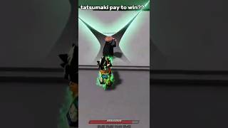 Tatsumaki Pay to win TSB roblox thestrongestbattlegrounds tsb anime [upl. by Allana]