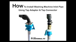 EXTEND AUTOMATIC WASHING MACHINE HOSE WITH GARDEN HOSE [upl. by Jedidiah]