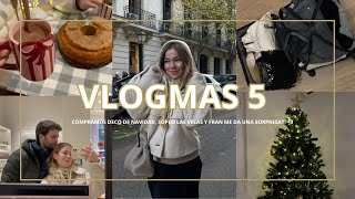 VLOGMAS 5 COMPRAMOS DECO NAVIDEÑA Y FRAN ME DA UNA SÚPER SORPRESA Carlota Grande ♡ [upl. by Mercado565]