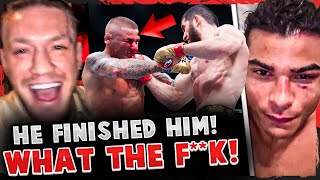 REACTIONS Islam Makhachev vs Dustin Poirier Paulo Costa gets EMOTIONAL after LOSS UFC 302 [upl. by Alemaj]