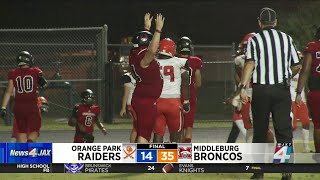 Football Friday Orange Park at Middleburg [upl. by Rustice109]