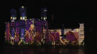 Christmas Carnival light projection at Waddesdon Manor [upl. by Basso298]