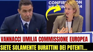 LE 3 DOMANDE DI VANNACCI CHE HANNO DISTRU77O IL PARLAMENTO EUROPEO [upl. by Mozes]