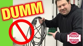 ZU DUMM zum Kabel AUFWICKELN  Keiner kann das wirklich ordentlich  Sauber Ordentlich Schnell [upl. by Nonad]