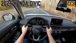 2024 HONDA CIVIC POV DRIVE  Better Than the Elantra [upl. by Nilcaj]