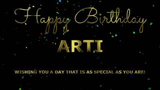 Happy Birthday Arti [upl. by Airamak]