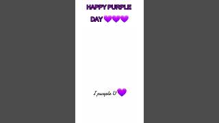 HAPPY PURPLE DAY ARMY 💜💜💜💜 bts armyedit kpopidol bighitoffical btsshorts bts foryou [upl. by Suhail]