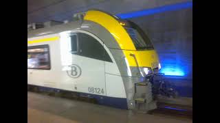 Bus Trein amp Tram in Antwerpen Centraal 27032014 [upl. by Nlocnil906]