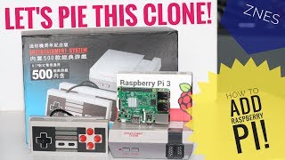 DIY easy to add Raspberry Pi to this 20 clone of NES mini classic sega snes Similar to nespi [upl. by Ecydnac]