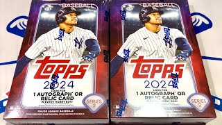 NEW RELEASE 2024 TOPPS SERIES 2 HOBBY BOXES [upl. by Nelyk]