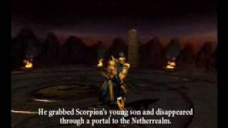 Mortal Kombat Armageddon  Scorpion Ending [upl. by Lorsung]